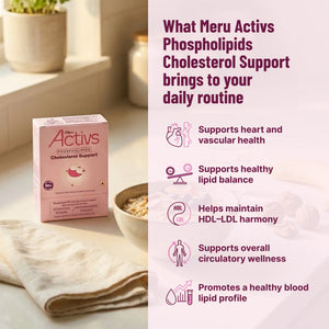 Phospholipids Cholesterol Support Supplement | Natural Lipid Balance & Heart Health | For Adults 50+