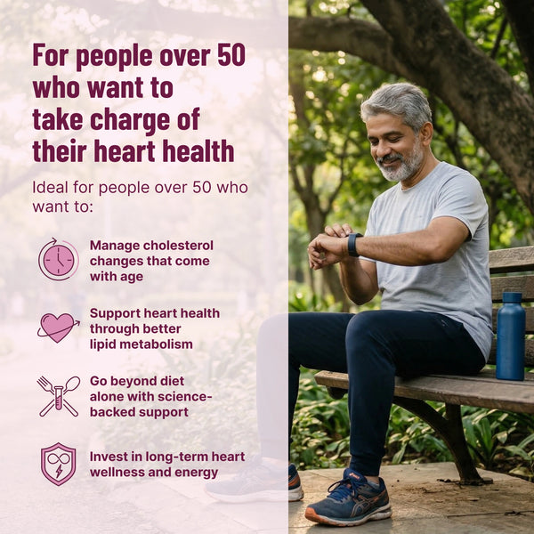 Phospholipids Cholesterol Support Supplement | Natural Lipid Balance & Heart Health | For Adults 50+