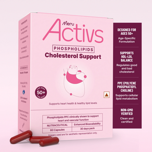 Phospholipids Cholesterol Support Supplement | Natural Lipid Balance & Heart Health | For Adults 50+