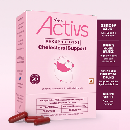 Phospholipids Cholesterol Support Supplement | Natural Lipid Balance & Heart Health | For Adults 50+