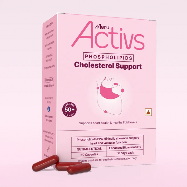 Phospholipids Cholesterol Support Supplement | Natural Lipid Balance & Heart Health | For Adults 50+