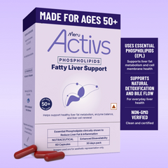 Phospholipids Fatty Liver Support Supplement | Liver Fat Metabolism & Cell Renewal | For Adults 50+