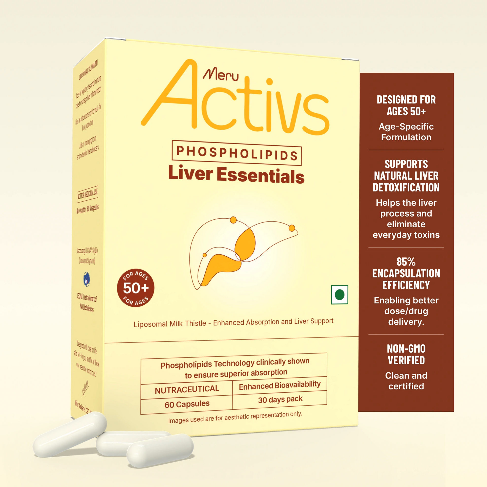 Phospholipids Liver Essentials Supplement | Vegetarian Liposomal