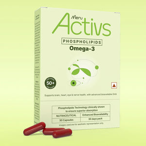 Phospholipids Omega-3 Supplement | Algal Oil Derived | For 50 Plus