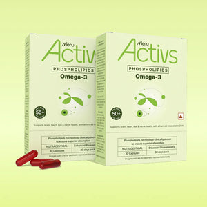 Phospholipids Omega-3 Supplement | Algal Oil Derived | For 50 Plus