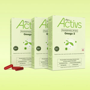 Phospholipids Omega-3 Supplement | Algal Oil Derived | For 50 Plus