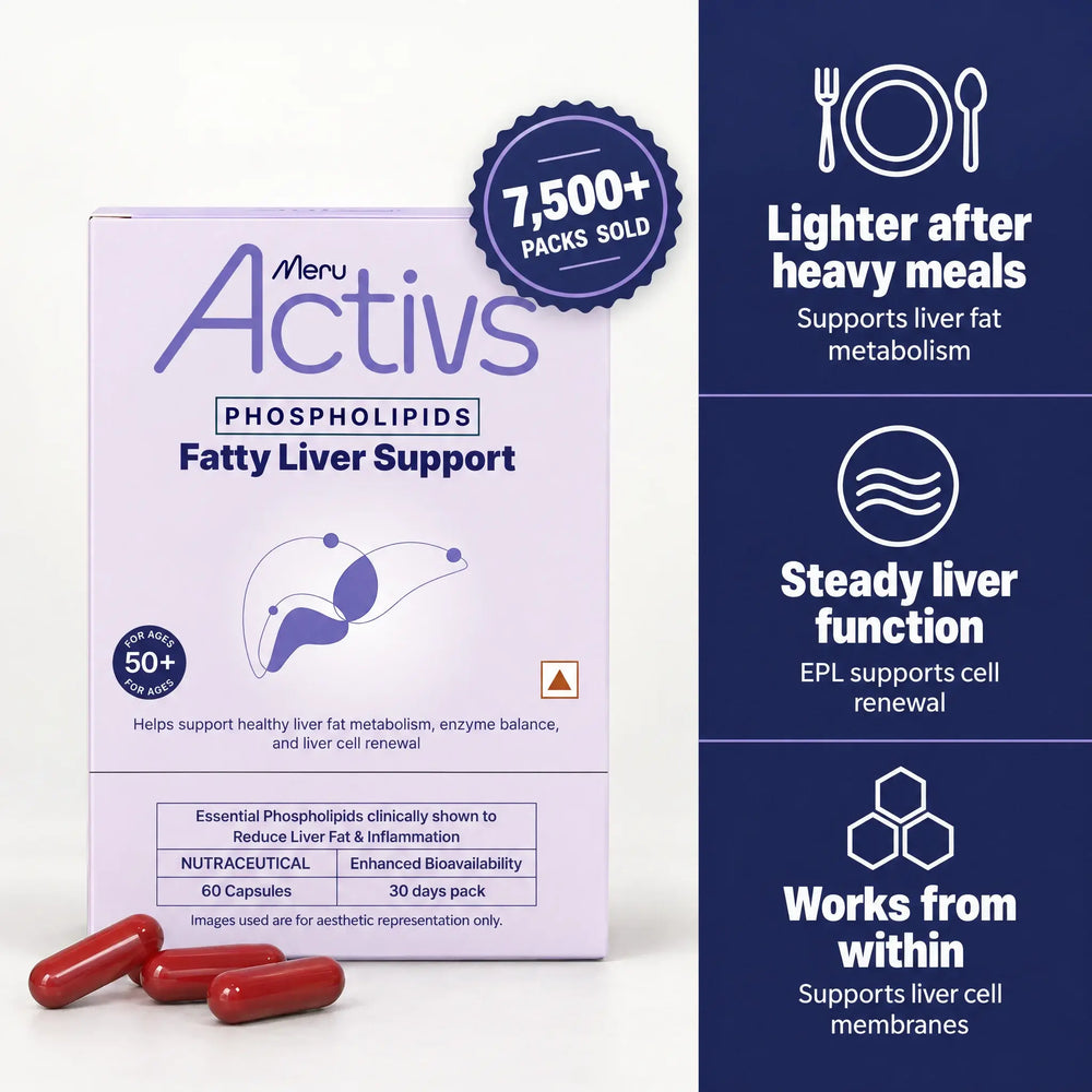 Phospholipids Fatty Liver Support Supplement | Liver Fat Metabolism & Cell Renewal | For Adults 50+