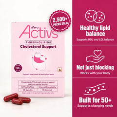 Phospholipids Cholesterol Support Supplement | Natural Lipid Balance & Heart Health | For Adults 50+