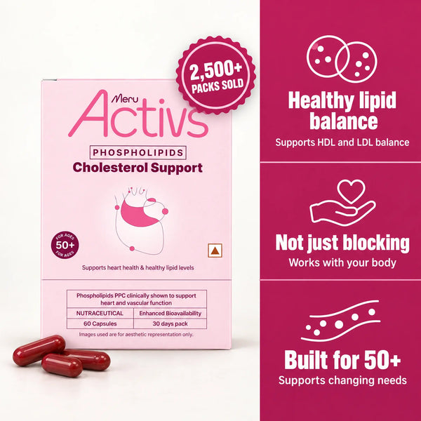 Phospholipids Cholesterol Support Supplement | Natural Lipid Balance & Heart Health | For Adults 50+