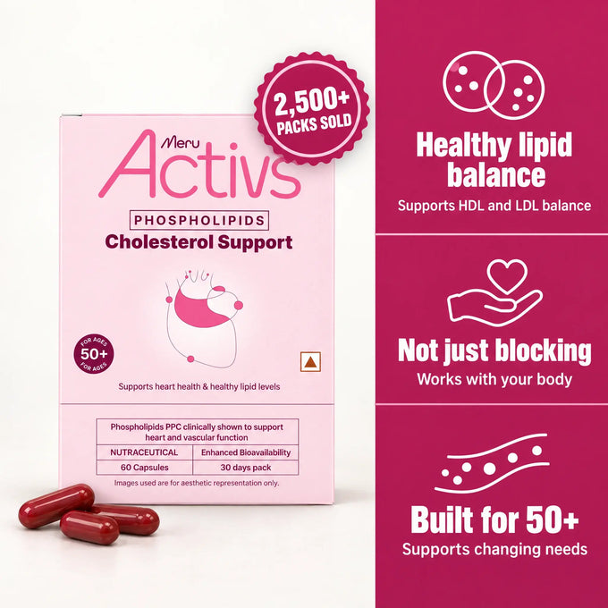 Phospholipids Cholesterol Support Supplement | Natural Lipid Balance & Heart Health | For Adults 50+